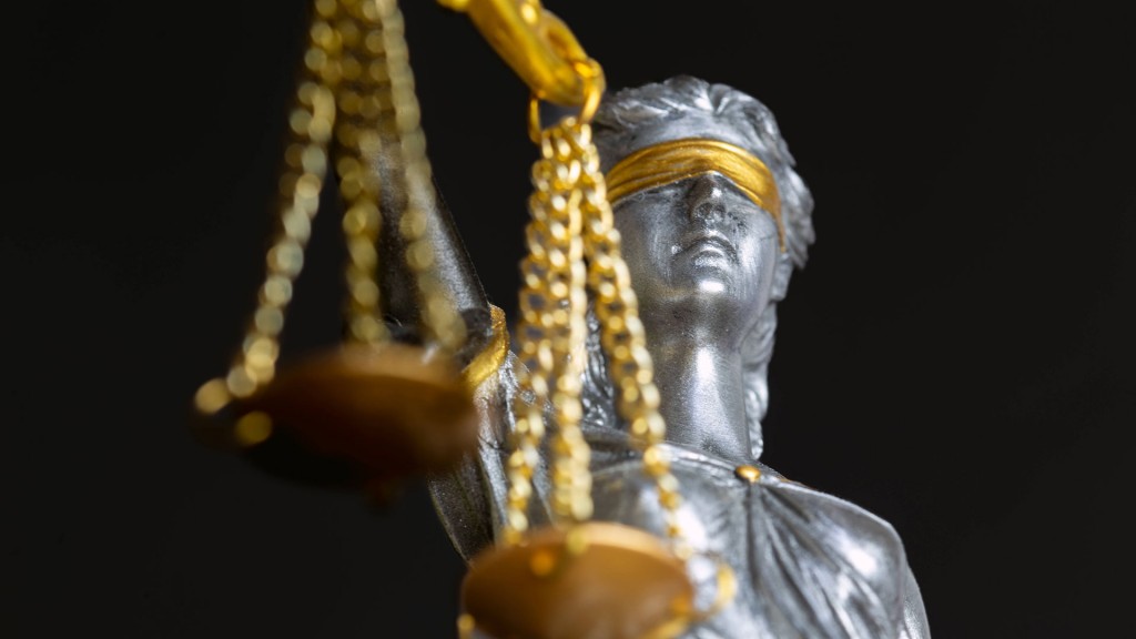 Foto: Symbolbild: Nahaufnahme einer Justitia-Statue