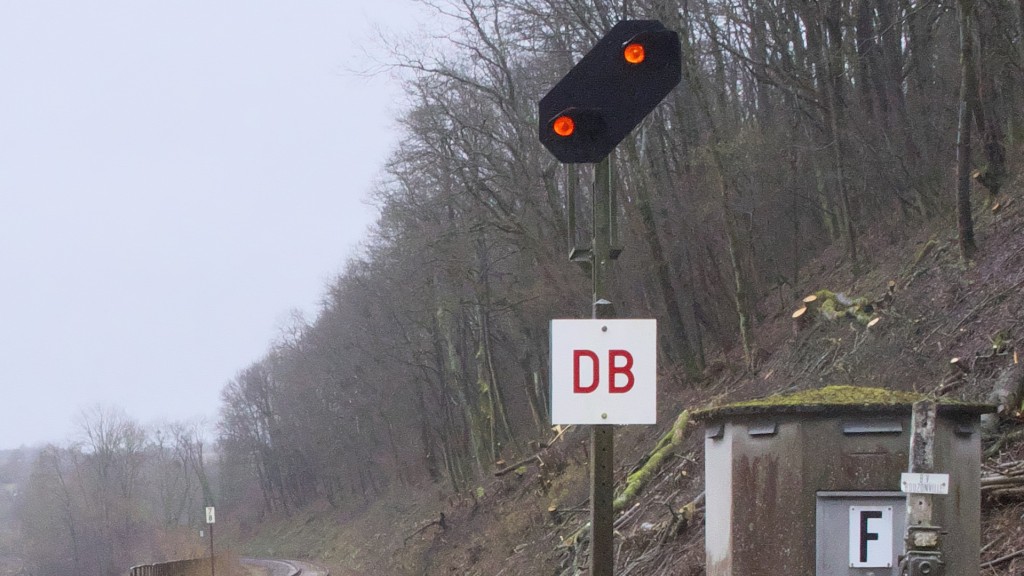Bahngleise der Niedtalbahn 
