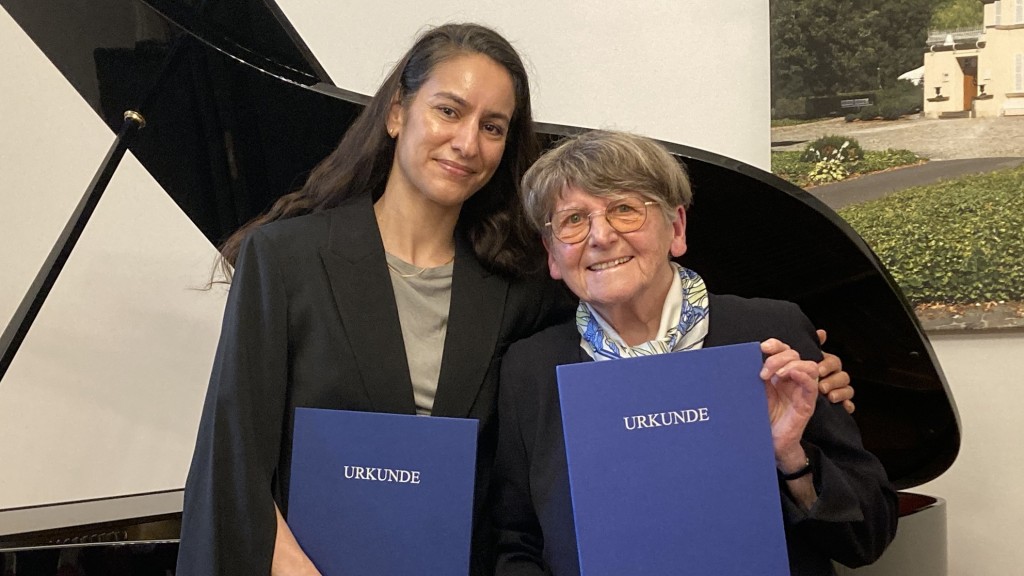Die Preisträgerinnen des Gustav Regler Preises 2026 Maryam Aras und Alena Wagnerova