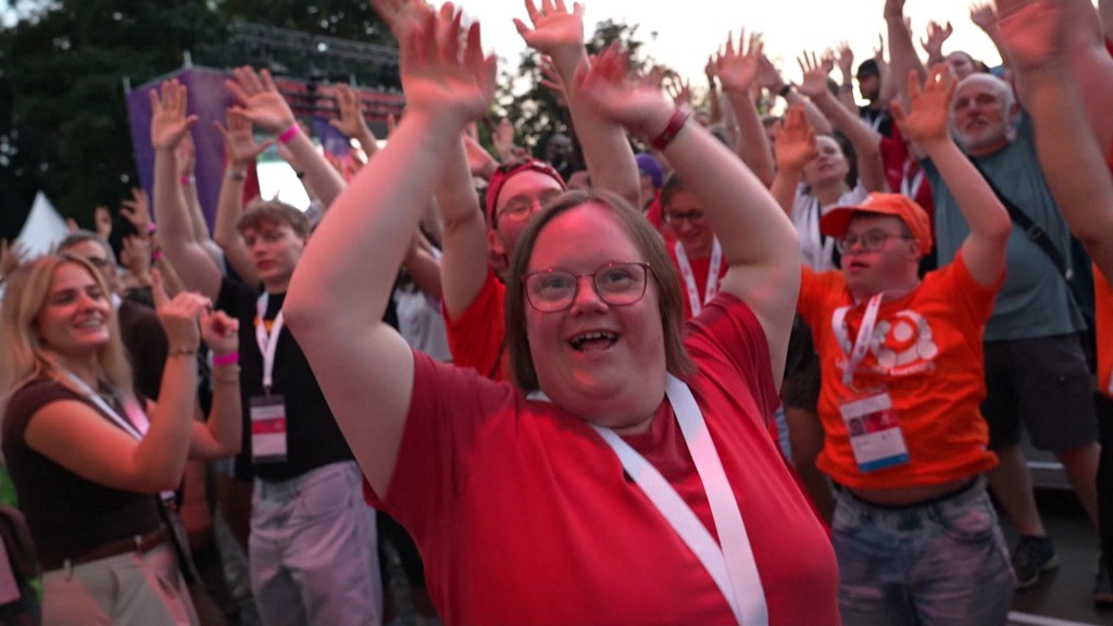 Foto: Party bei den Special Olympics