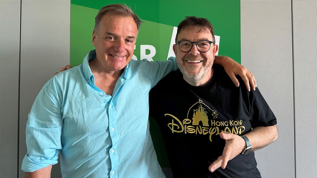 Clemens Maria Haas zu Gast im SR 3 Studio bei Christian Job