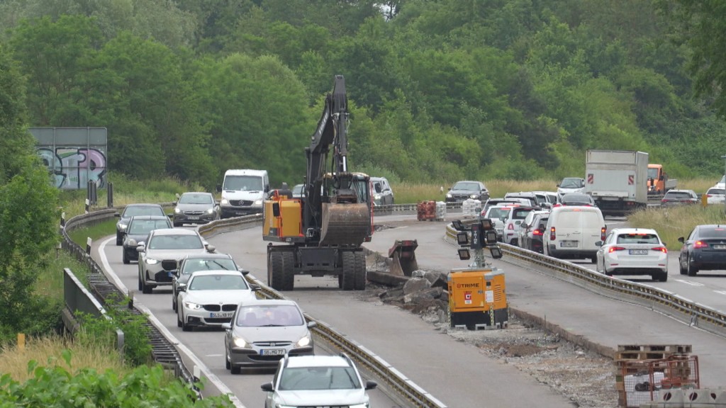 Foto: Starker Verkehr auf der Autobahn