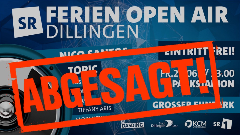 Foto: SR Ferien Open Air 2026 Dillingen abgesagt