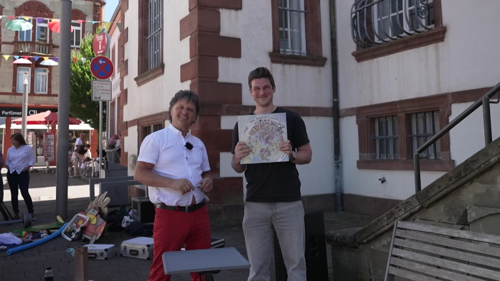 Foto: Eddi Zauberfinger mit Moritz Grenner