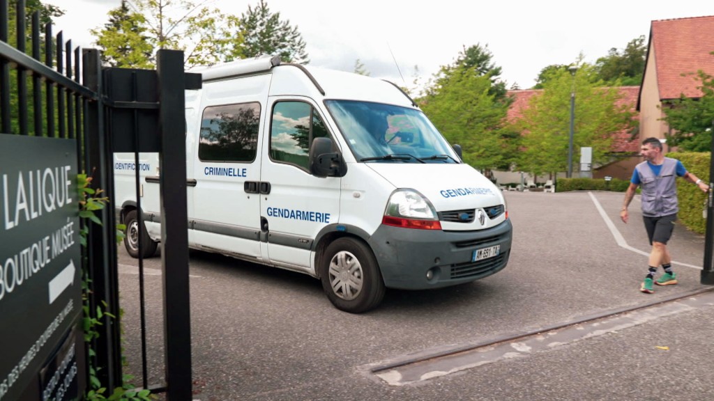Foto: Ein Fahrzeug der französischen Gendarmerie