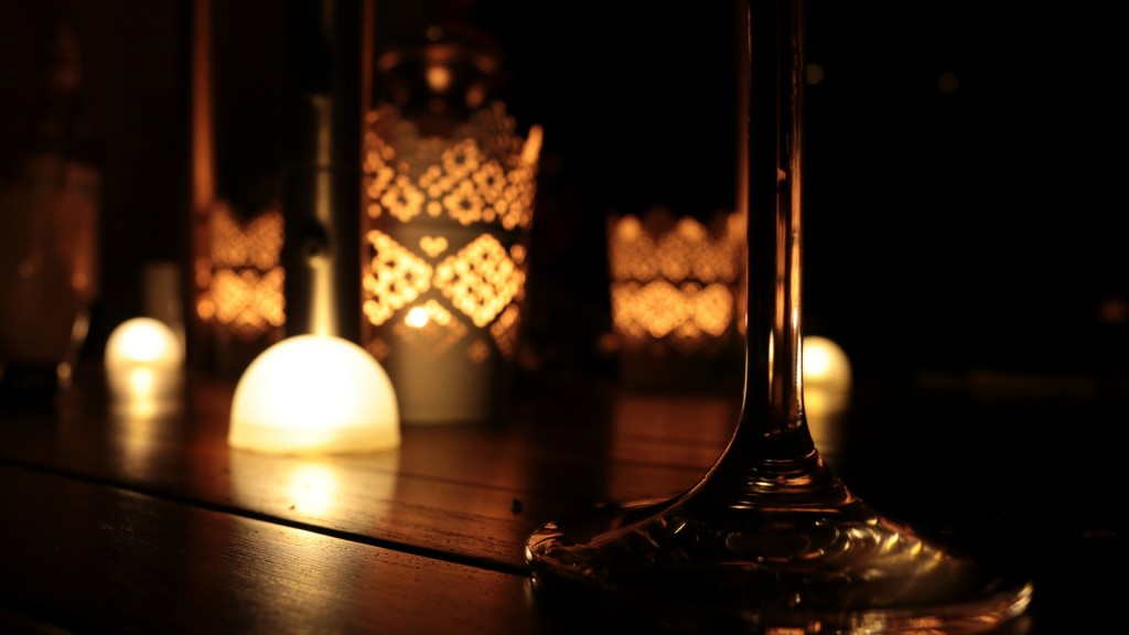 Gemütliche Lichtstimmung in der Nacht