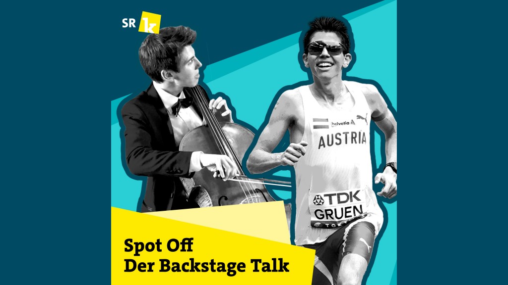 Das Cover zeigt den Cellisten und Marathon-Läufer Aaron Grün.