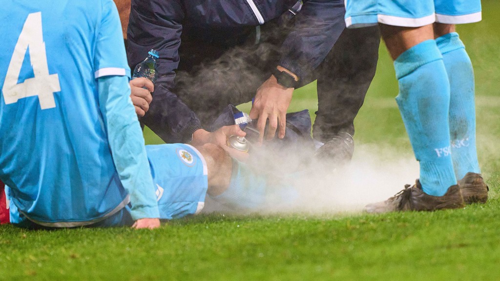 Foto: Verletzungen beim Fußball