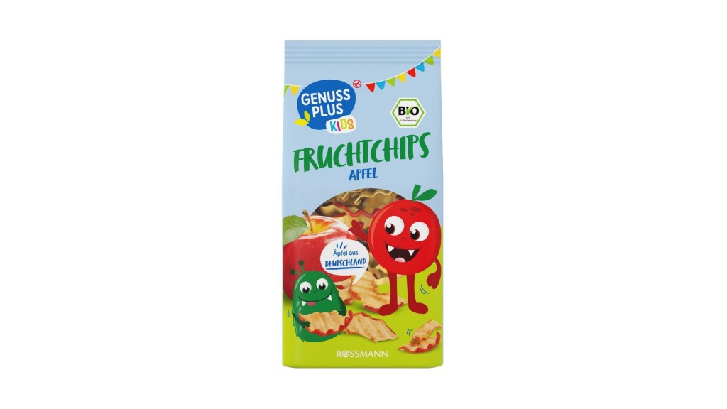 Foto: Lebensmittelrückruf: Genuss Plus Kids Fruchtchips Apfel