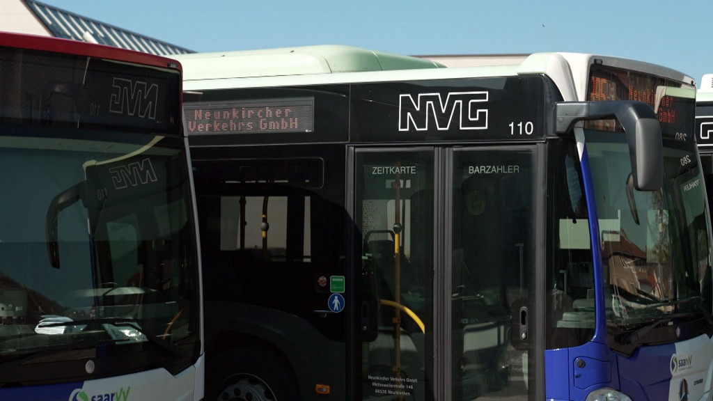 Foto: Busse der Neunkircher Verkehrsbetriebe NVG