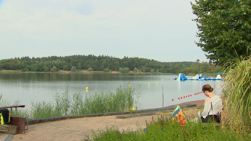 Blick auf den Losheimer Stausee