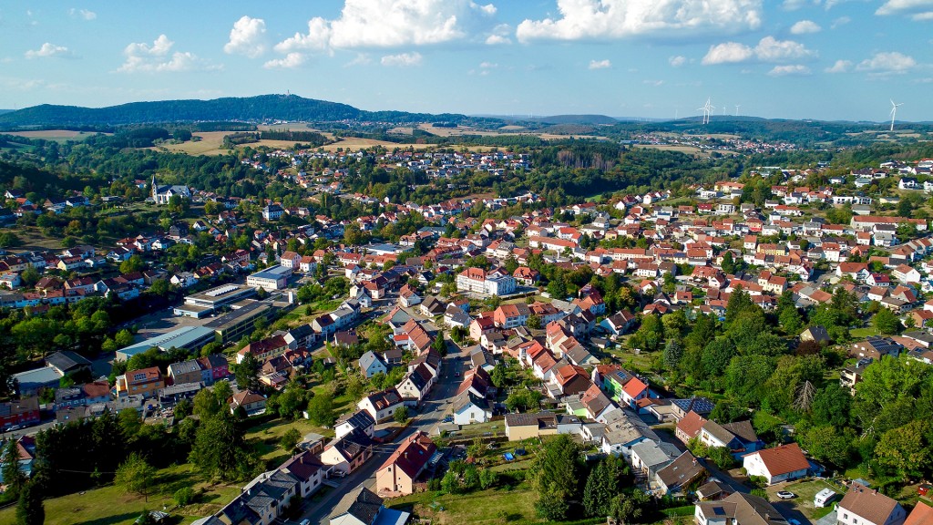 Luftiger Blick über Marpingen (Archivbild)
