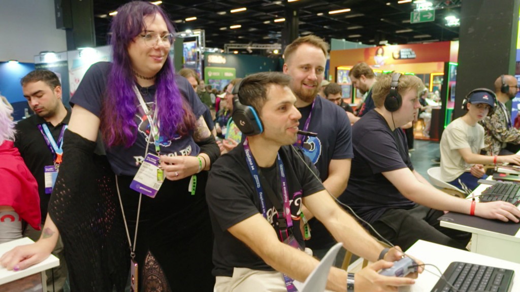 Foto: Saarländer auf der gamescom