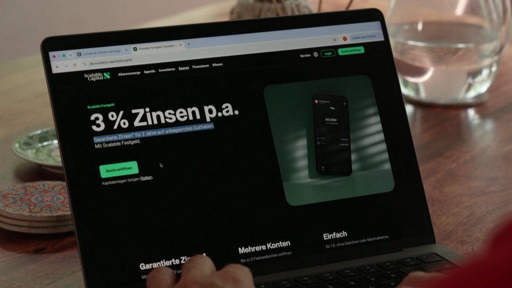 Foto: Internetauftritt einer Neo-Bank