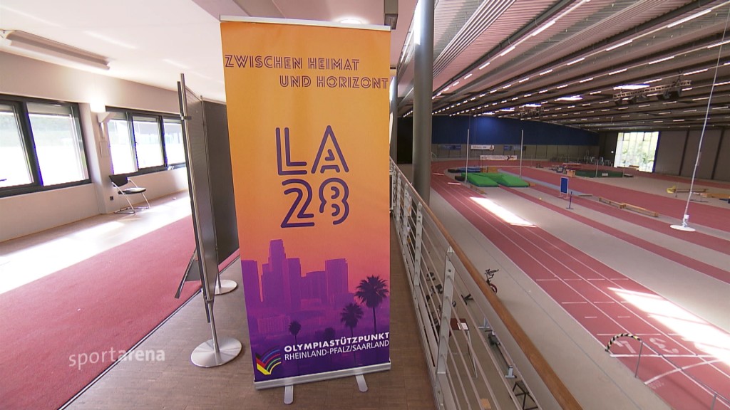 Foto: Plakat vom Olympiastützpunkt in Saarbrücken 