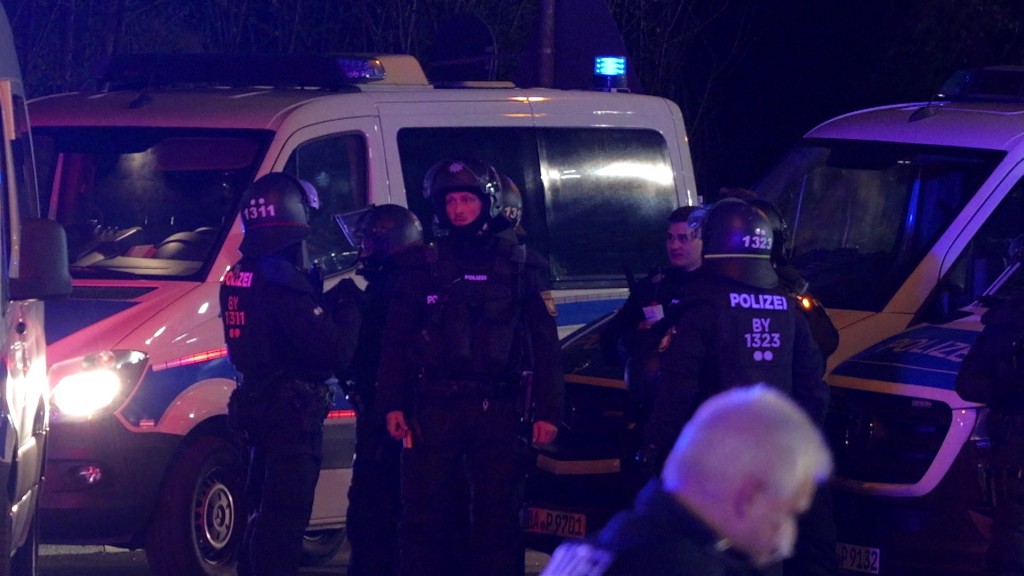 Foto: Polizeiliche Straßensperre