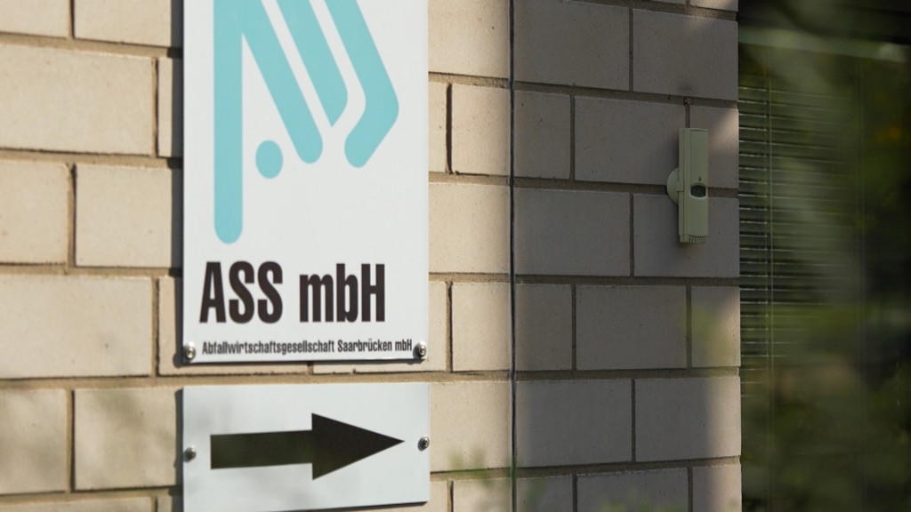 Foto: Schild des Entsorgungsbetriebs ASS Saarbrücken