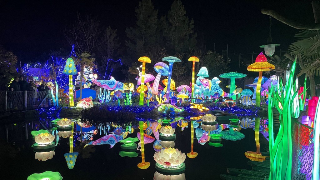 Archiv-Bild Lichterfestival Luminescences im Zoo von Amnéville