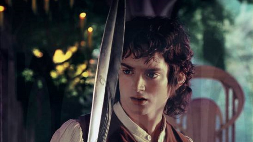 Der junge Hobbit Frodo Beutlin (ELIJAH WOOD) in 