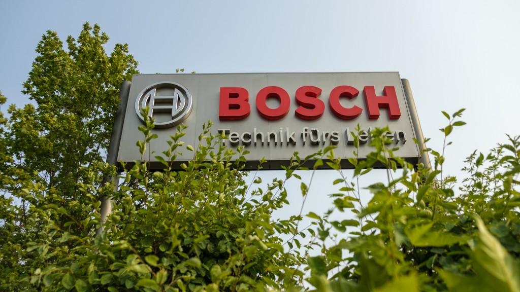 Foto: Das Logo der Firma Bosch 