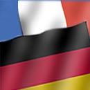 Deutsche und französische Fahne (Foto: SR)
