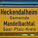 Ortsschild Heckendalheim 