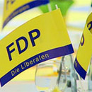 FDP-Fahnen (Foto: dpa)