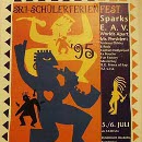 Plakat des letzten Schülerferienfestes 1995
