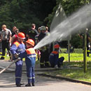 Jugendfeuerwehr beim Training (Foto: SR)