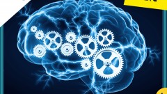 Gehirn mit Zahnrädern