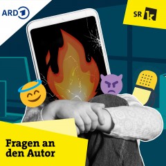 Collage junger Mensch und Social Media