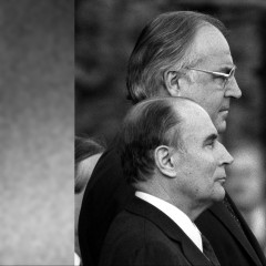 Helmut Kohl und Francois Mitterand