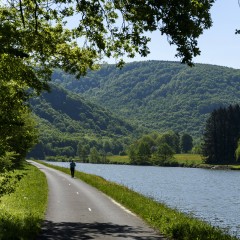 Radweg entlang der Meuse