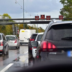 Stau Stadtautobahn Saarbrücken